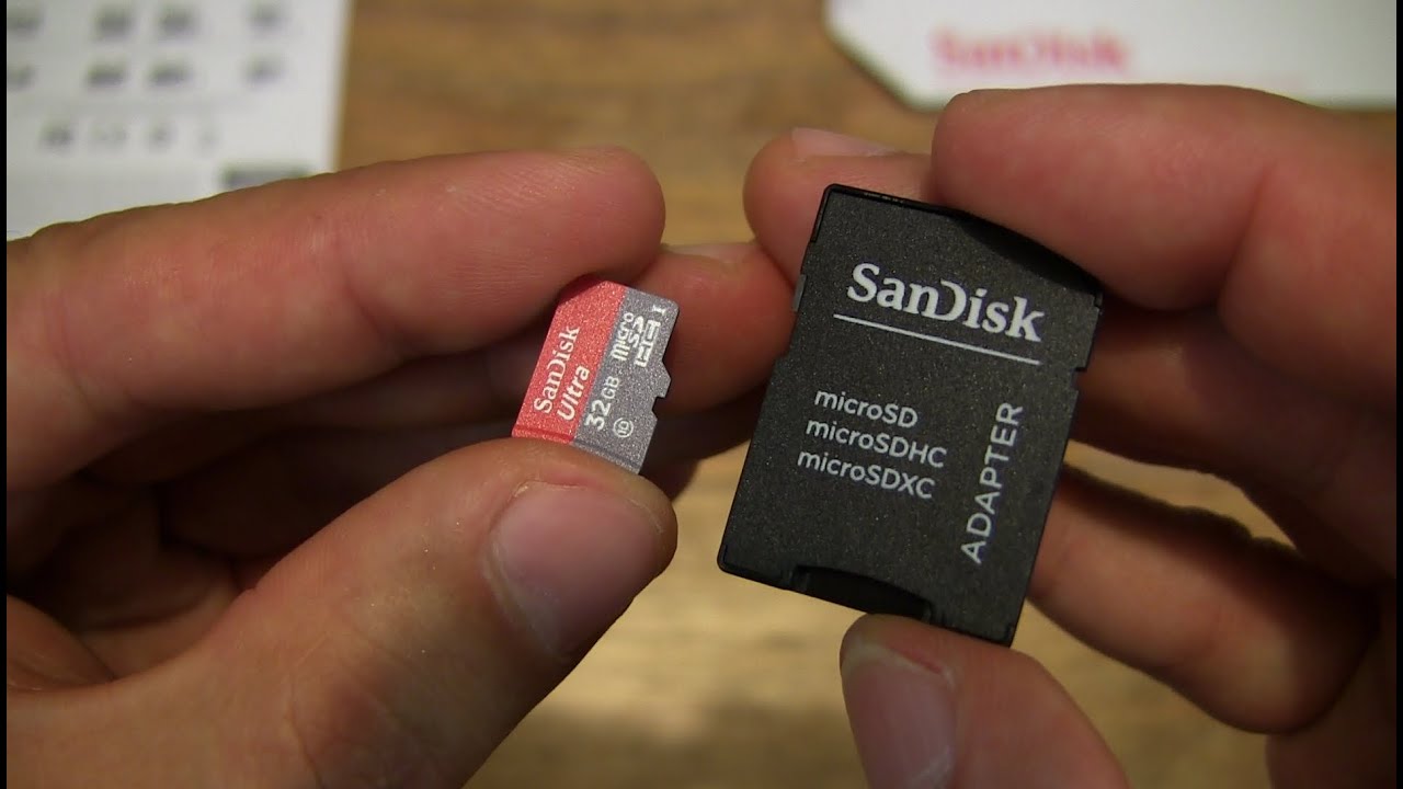 SanDisk Ultra 32GB microSDHC Class 10 Memory Card and SD Adapter – High